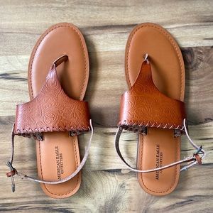 Never worn, American Eagle boho sandals